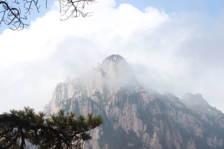 Huangshan viewの写真素材