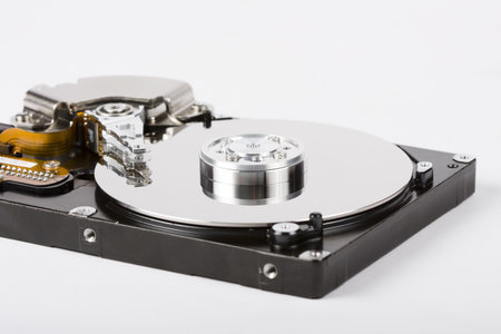 Hard disc drive inside details