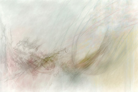 Fantasy chaotic colorful fractal pattern. Abstract fractal shapes. 3D rendering illustration background or wallpaper.の素材