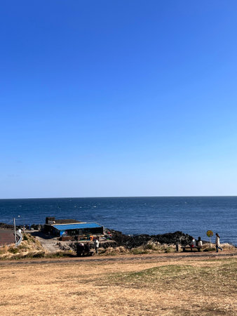 Coastline of Fuerteventura, Canary Islands, Spainの写真素材