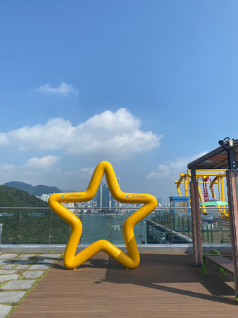 View of the playground in Hong Kong.