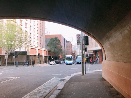 Street scene in Dublin, Ireland. Dublin is the capital and largest city of Ireland.