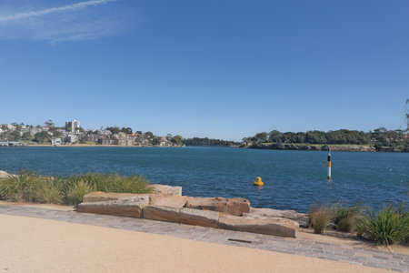 Coastal landscape in San Diego, California, United States.の写真素材