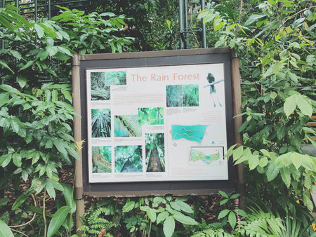 A sign at the park.