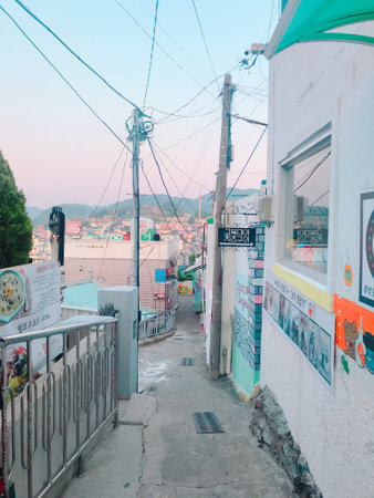 Street view of Belgrade, Serbiaの写真素材