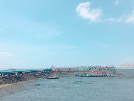 View of Kolkata from Kolkata, West Bengal, Indiaの写真素材