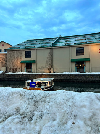 Hakone is a small town in Hokkaido, Japan.の写真素材
