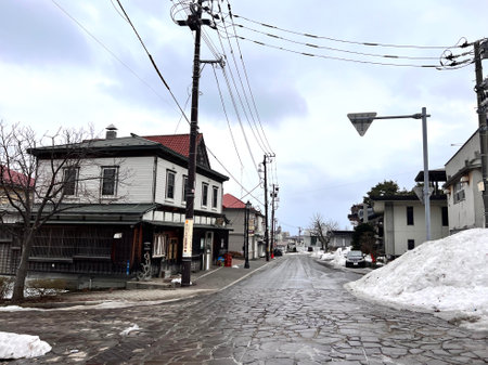 Street view in Kamakura, Japan.の写真素材