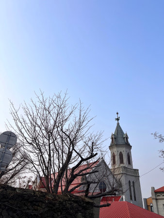 Church of the Sacred Heart of Jesus in the city of Lviv, Ukraineの写真素材