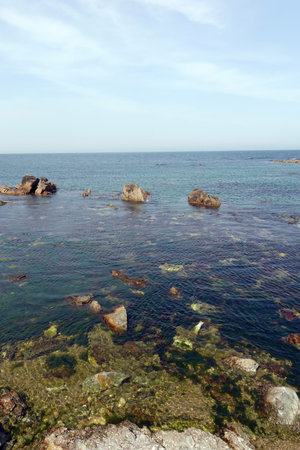 rocks in the sea, photo as a background, digital image