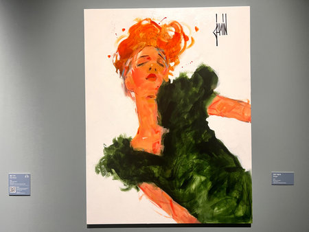 Piece of art at the 11th Annual Contemporary Art Exhibition at Cipriani 42nd Street, Manhattan