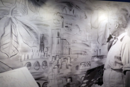 Piece of art at the universal exposition on the theme of food in Milan.