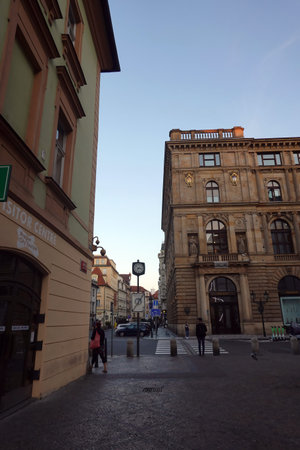 Old buildings in Prague, Czech Republicの写真素材