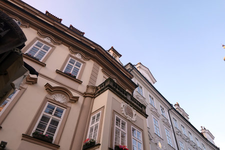 Architecture of the Old Town in Prague, Czech Republic.の写真素材