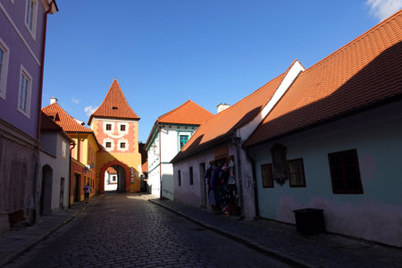 Old town in Tallinn, Estoniaの写真素材