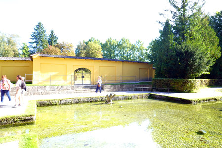 Gardens and gardens of the Villa Taranto, Tuscany, Italy