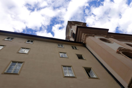 Architecture in the old town of Salzburg, Austria