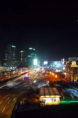 View of Bangkok at night