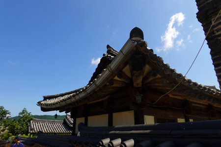 Traditional Korean architecture in south korea,Hanok\\"\"\""の写真素材