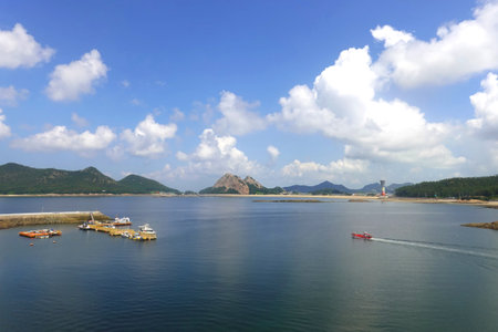 natural scenery of sai kung, hong kong 2017の写真素材