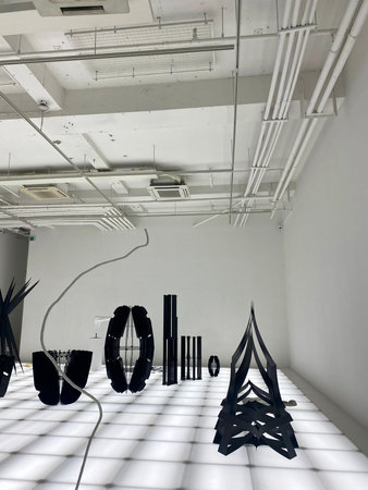 Interior of a modern building, details of the interior, architecture