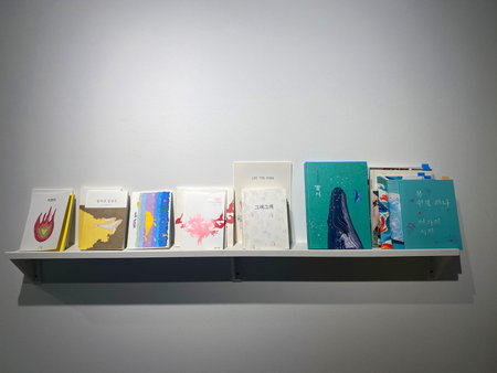 Bookshelf in Kuala Lumpur.
