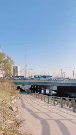 View of the embankment of the city of Odessa, Ukraineの写真素材