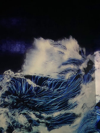 abstract background, closeup of photo, oil painting on canvas