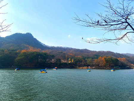 Hangzhou West Lake scenery, Hangzhou West Lake scenic spotの写真素材