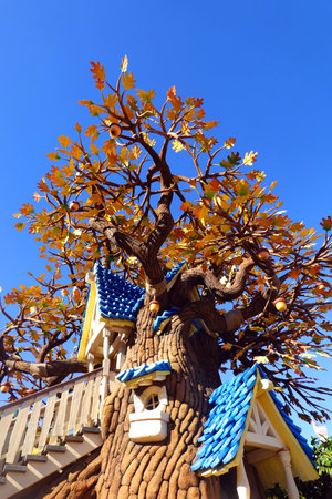 The famous Casa Mila in Barcelona, Spain. Casa Mila is a theme park in Barcelona.