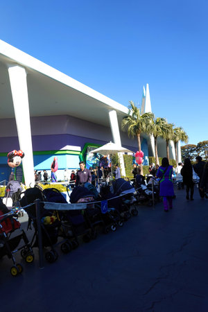 People visit the Universal Studios. Universal Studios is a theme park in San Diego, California