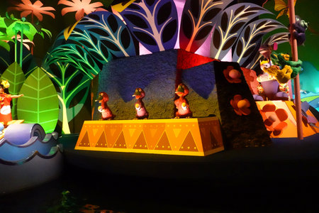 The theme park attractions based on the film industry at Universal Studios Singapore