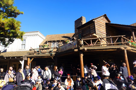 Unidentified Japanese people visit Shinto shrine in Tokyo, Japan. Shinto shrine is one of the most important pilgrimage sites in Japan.の写真素材