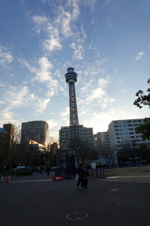 Tokyo Tower in Tokyo, Japan. Tokyo tower is the tallest building in the world.の写真素材
