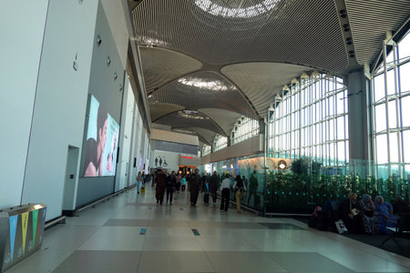 People visit Expo, universal exposition on the theme of food in Milan.の写真素材