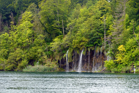 Krupowki Park in Zakopane, Poland.の写真素材