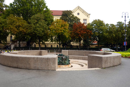 Sculpture in Szczecinの写真素材