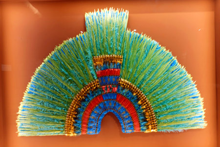 Colorful decorations in a shop window, closeup of photo