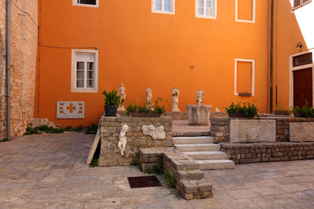 Old town of Zadar, Dalmatia, Croatia.のeditorial素材