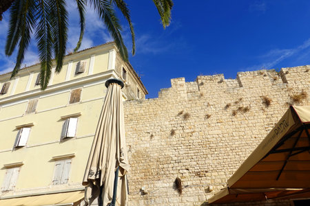 The old town of Rhodes. Rhodes is the capital and largest city of Greece.の写真素材