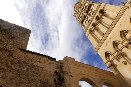 Tower of the Cathedral of Nossa Senhora da Piedade, Portugalの写真素材