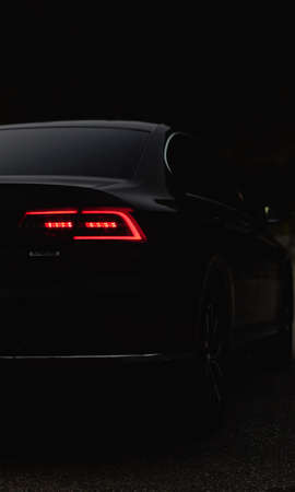 Detailed stoplight of Passat B8のeditorial素材