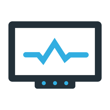 Monitor vector illustrationのイラスト素材