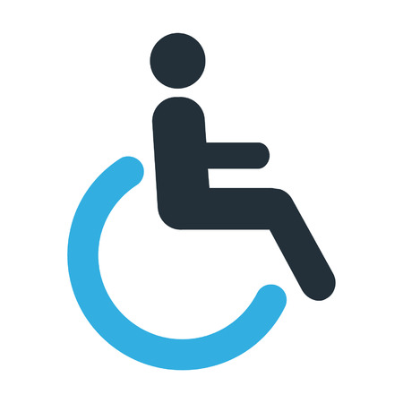 Disable vector illustrationのイラスト素材