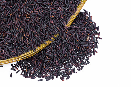 Black Jasmine Rice Rice Berryの写真素材