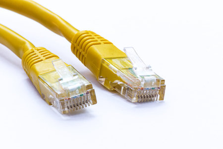 Wire Lan connection bandwidth cable communication, computer internet