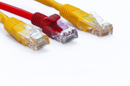 Wire Lan connection bandwidth cable communication, computer internet