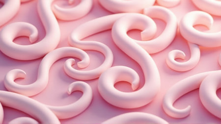 A whimsical and surreal 3D rendering of astronauts exploring a pastel-colored alien planet, generative Aiの素材