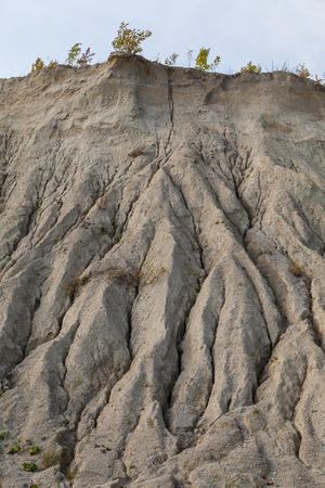 Sand hills of Rummu quarry. Autumn scene, Estoniaの写真素材