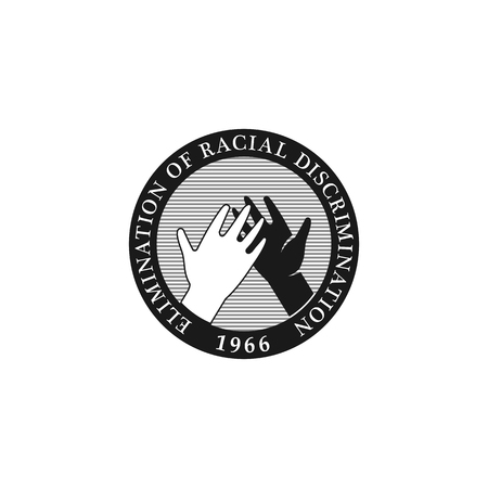 Crossed fingers vector logo. Unification and cooperation symbol. Hands black logo. Handshake iconのイラスト素材